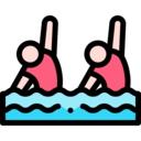 sports and competition,swimming pool,diving,jump,synchronized swimming